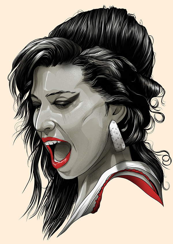 人像插画作品-古田路9号-品牌创意/版权保护平台