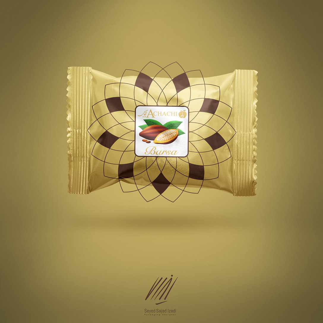 achachi巧克力软包装设计