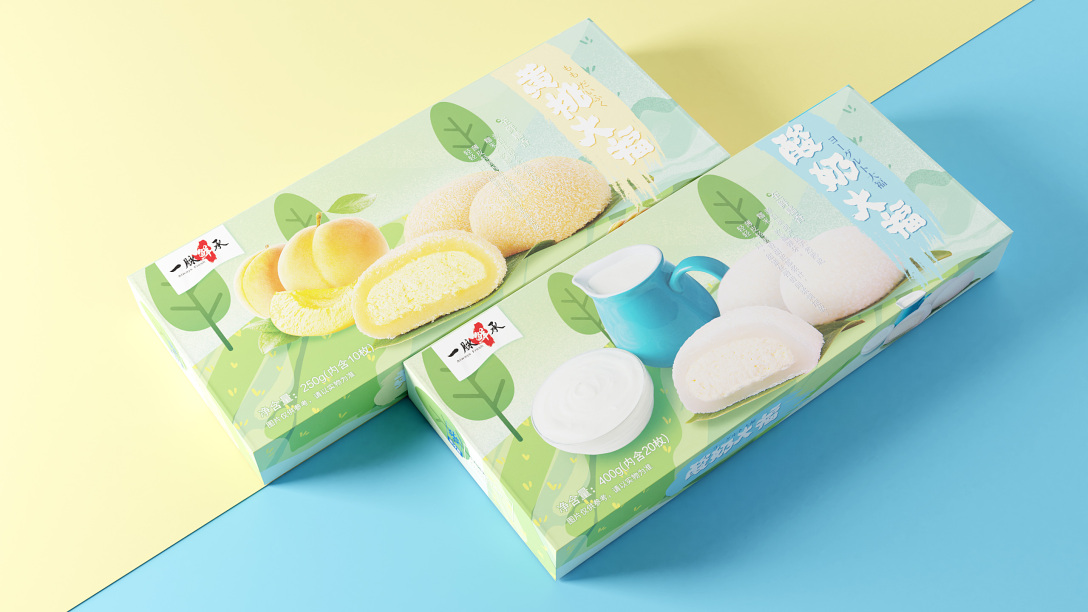 大福甜品包装设计日式点心