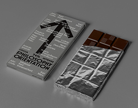哲学之路黑巧克力品牌设计和包装设计 Philosophy Orientation Dark Chocolate Packaging & Branding