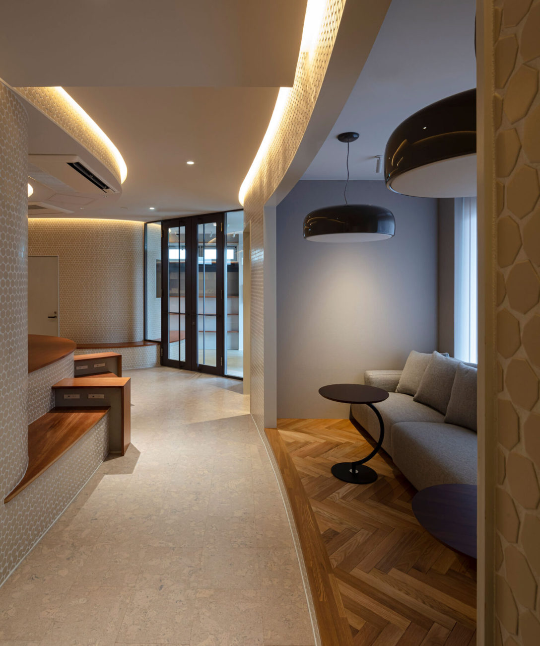 流动的空间学习沙龙付费自习室室内设计案例