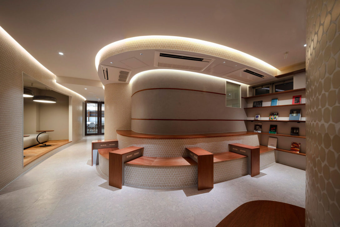 流动的空间学习沙龙付费自习室室内设计案例