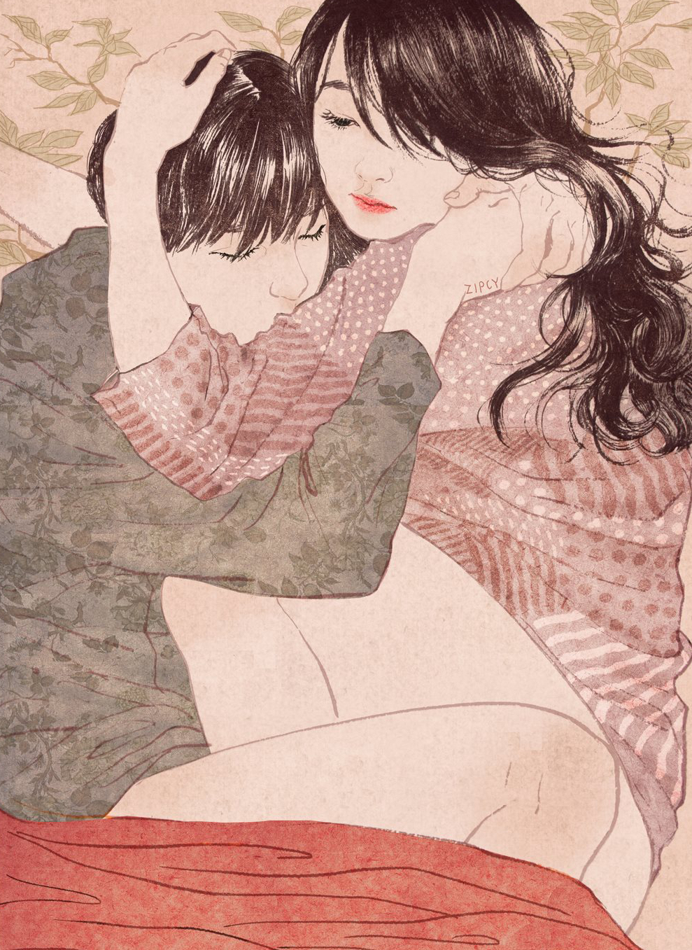 韩国zipcy唯美插画