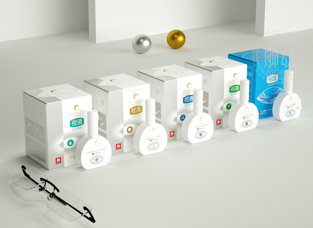 眼药水眼睛保养医疗用品包装策划设计