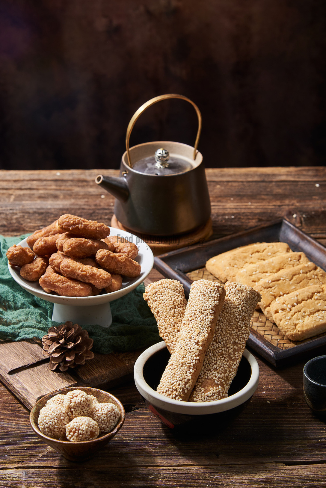 时光记忆中式茶点景福斋上海美食拍摄