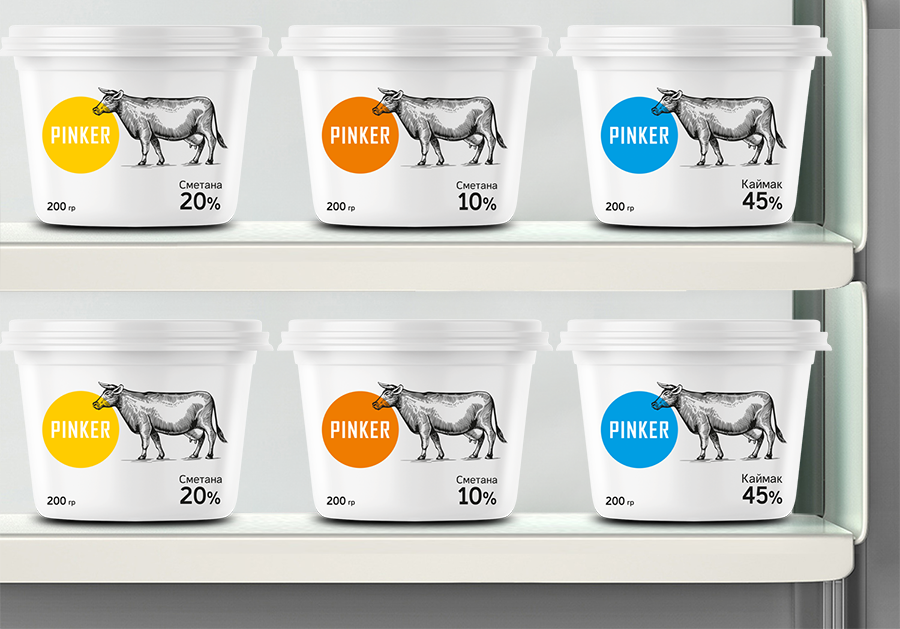 pinker乳制品包装