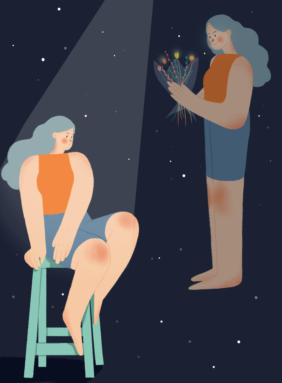 平行世界扁平插画系列