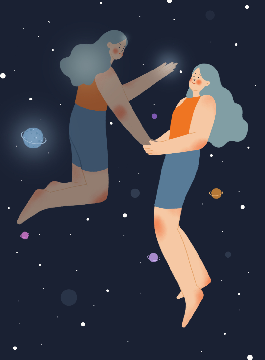 平行世界扁平插画系列