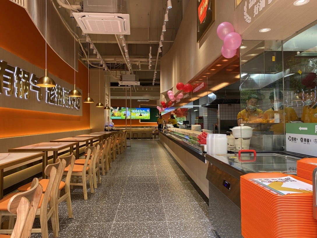 南小碗称重自选简餐现炒快餐品牌武汉首店餐饮全案设计