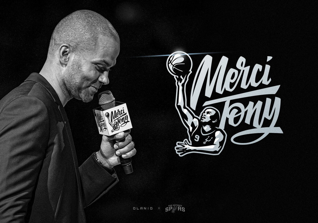 托尼帕克的退休之夜标志设计-古田路9号-品牌创意/版权保护平台