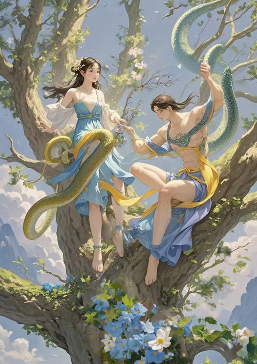 女娲伏羲谭诗烁