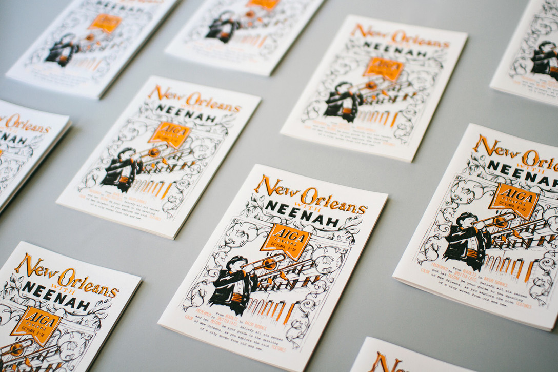 一组创意地图dm单设计