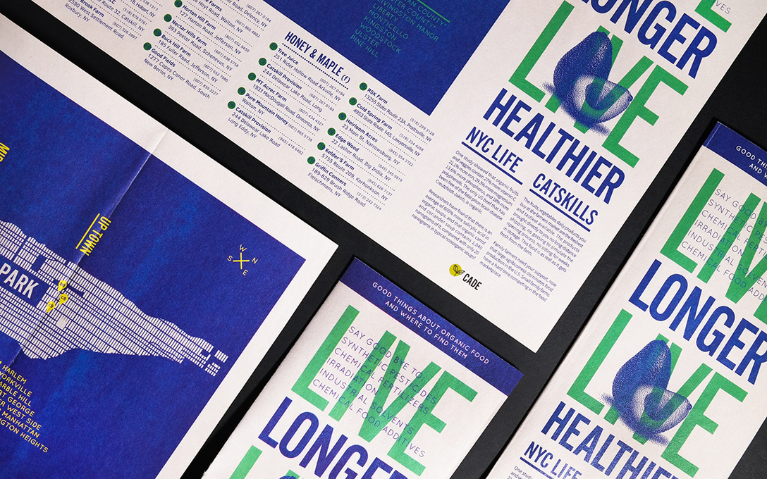 一组复古风的排版设计作品