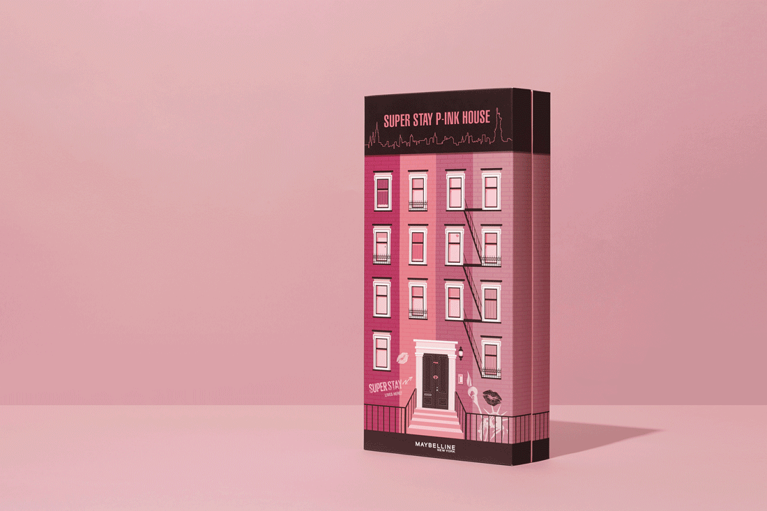 美宝莲口红之家包装设计