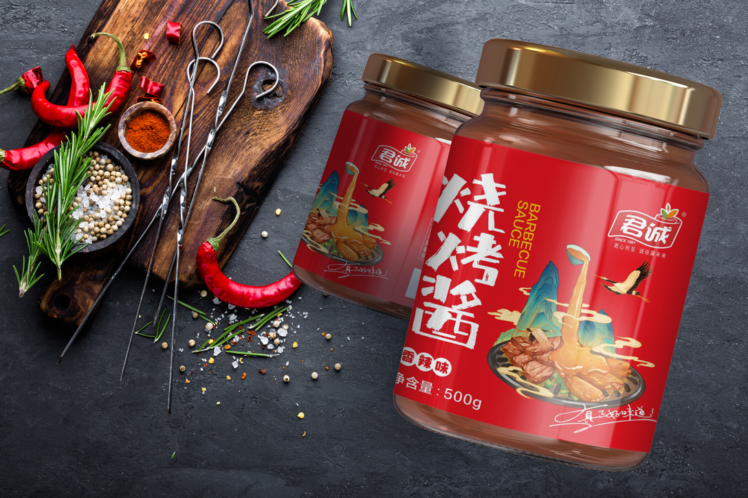 烧烤酱包装设计