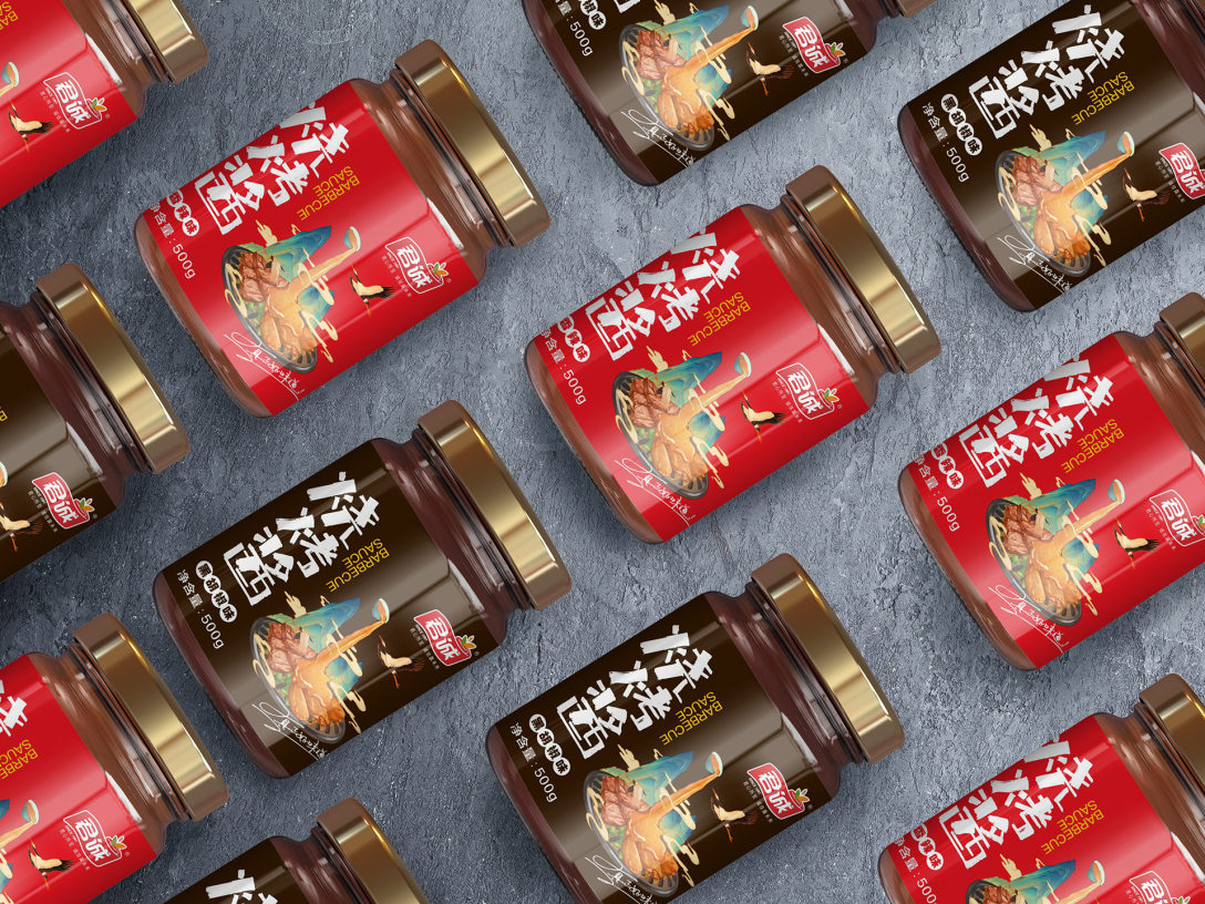 烧烤酱包装设计