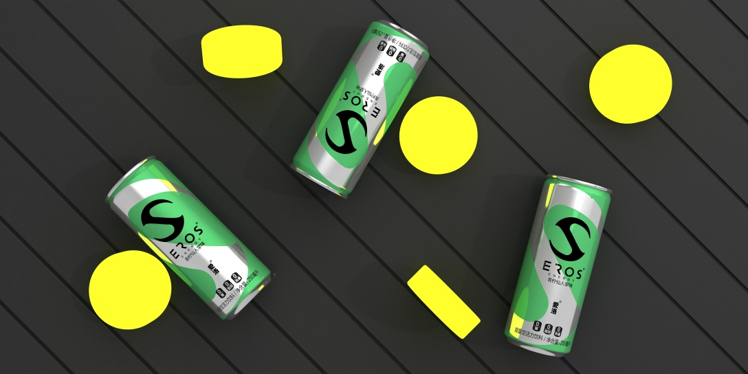 王思聪品牌爱洛青柠仙人掌味能量型活力饮料