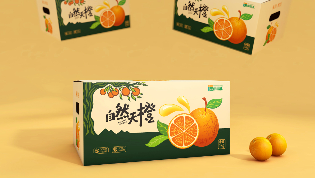 橙心给你好看的橙子包装设计