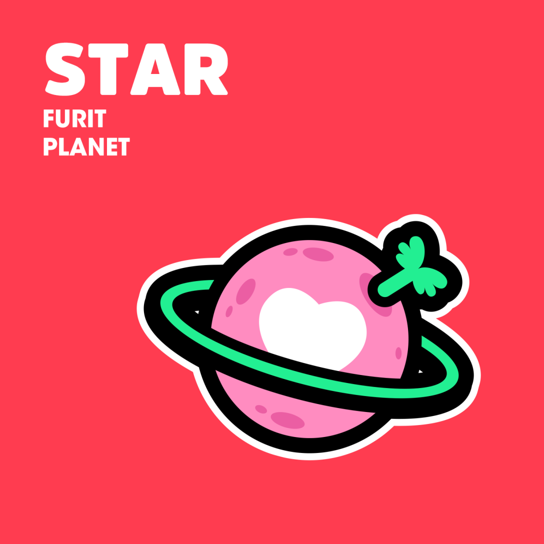 原创ip形象设计水果星球fruitplanet
