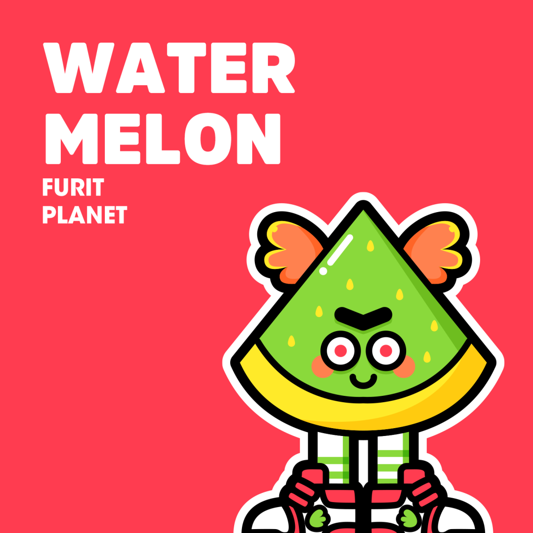原创ip形象设计水果星球fruitplanet