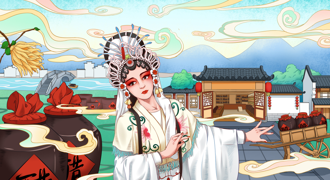 持续进化洋埠有礼人生五味婺剧主题礼盒包装设计