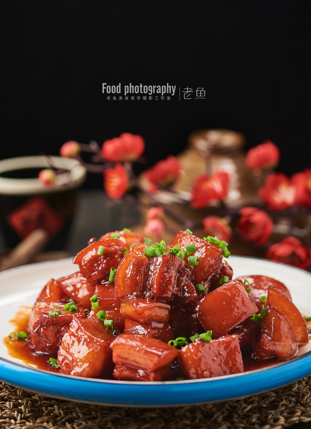 中国风美食拍摄家在山东鲁菜老鱼美食视觉