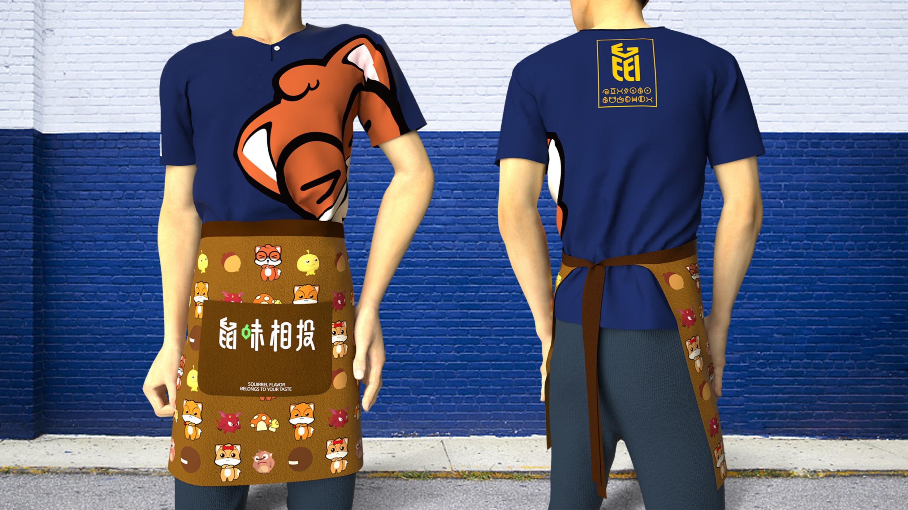 松鼠logo服装品牌图片