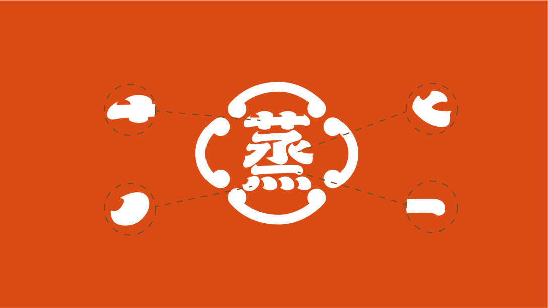 蒸蒸上品牌设计