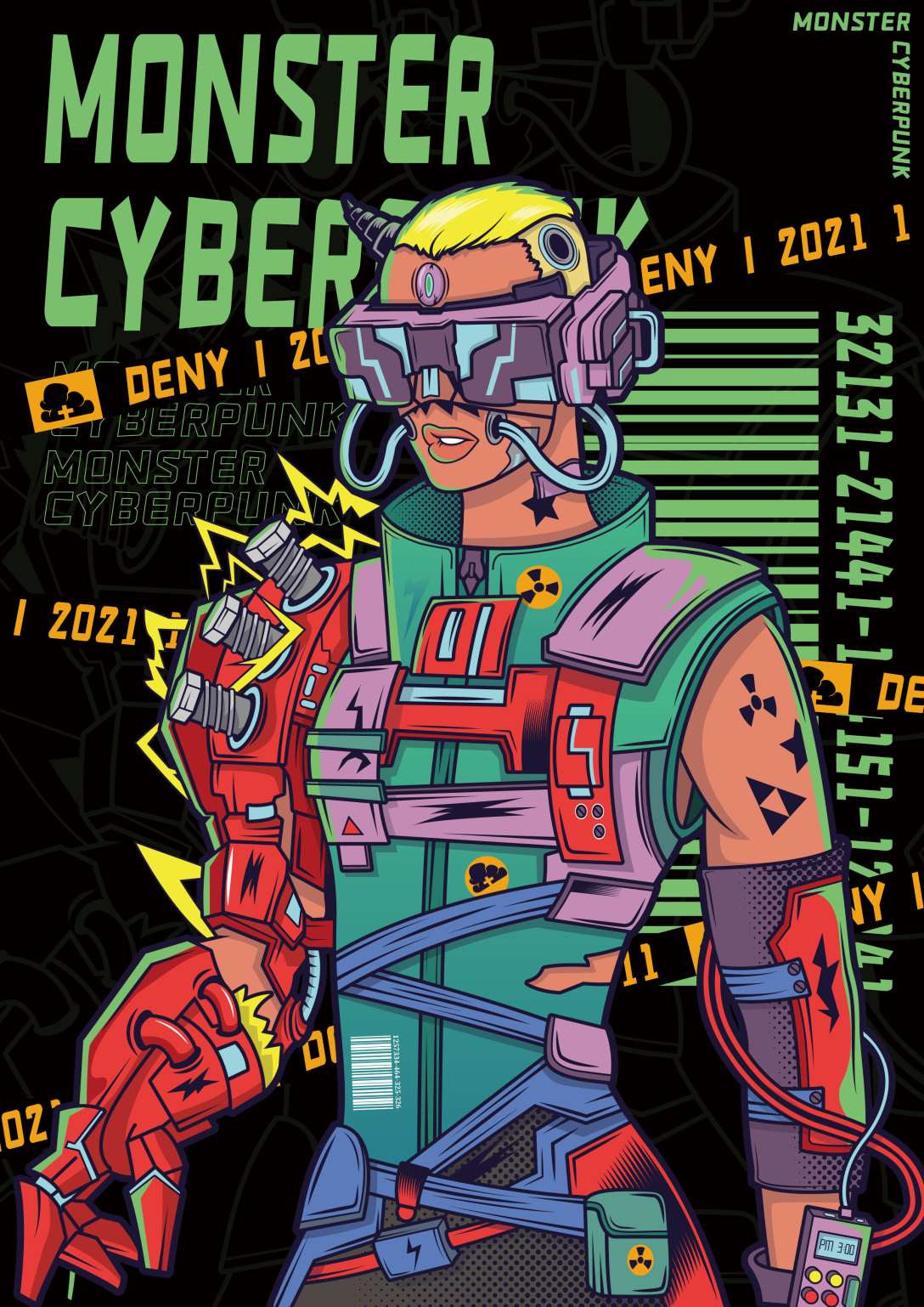 插画潮流赛博朋克