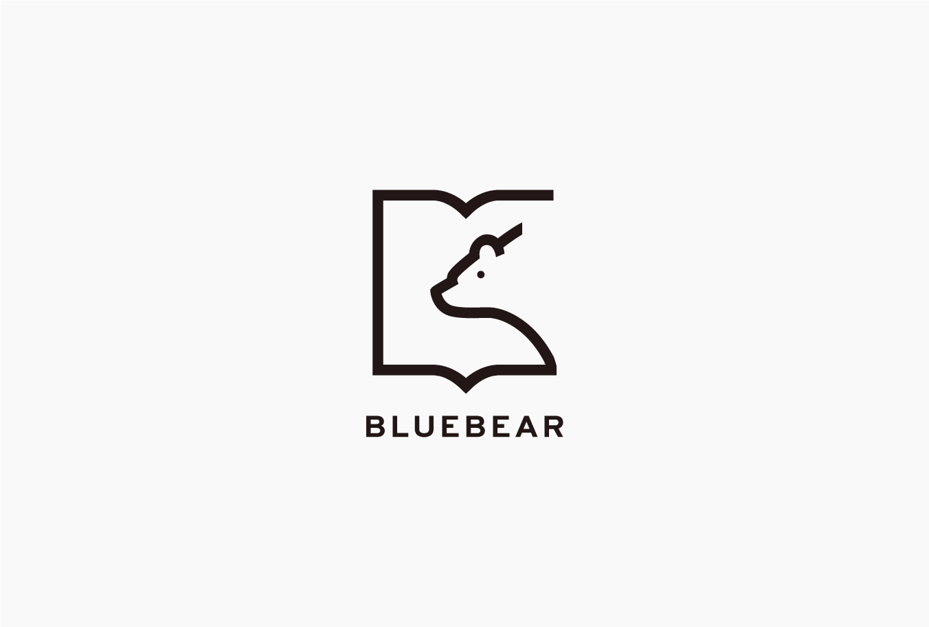 bluebear蓝熊书店品牌形象设计