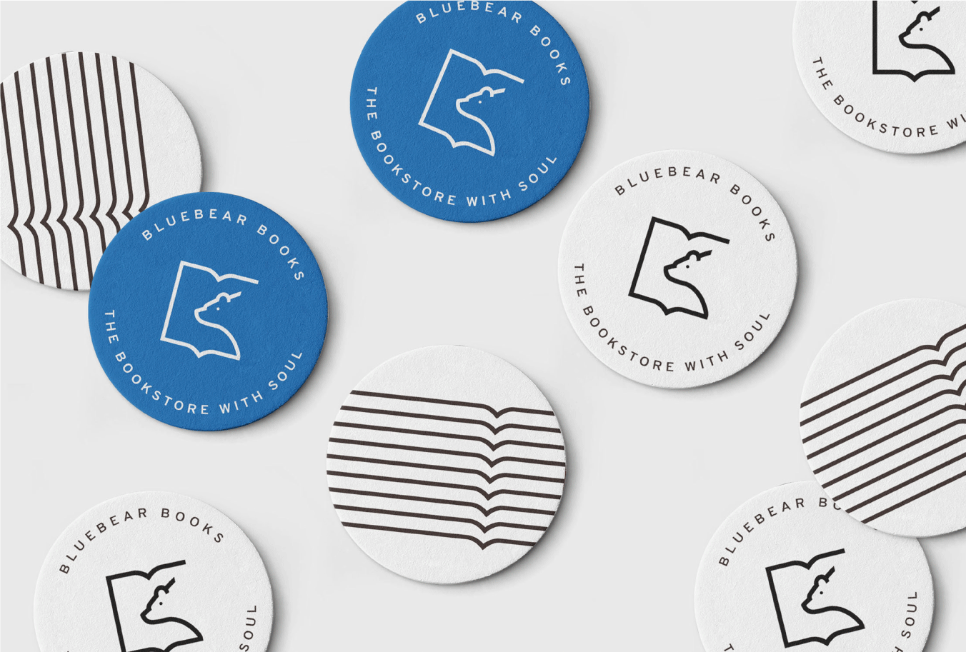 bluebear蓝熊书店品牌形象设计