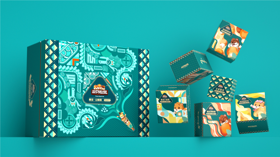 三只松鼠|包装设计|端午系列礼盒-古田路9号-品牌创意/版权保护平台