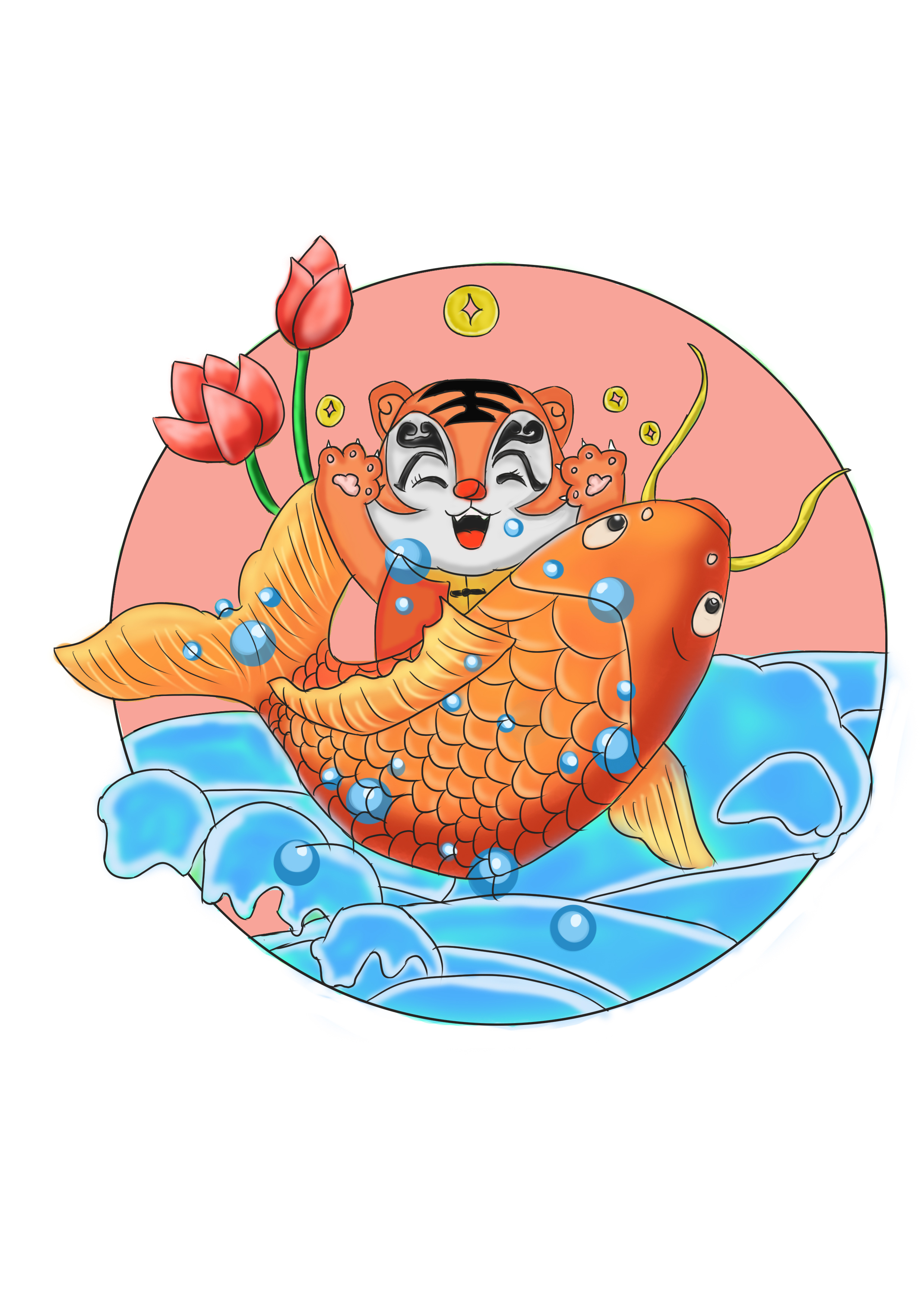 年年有鱼之中国年画图形创意与应用