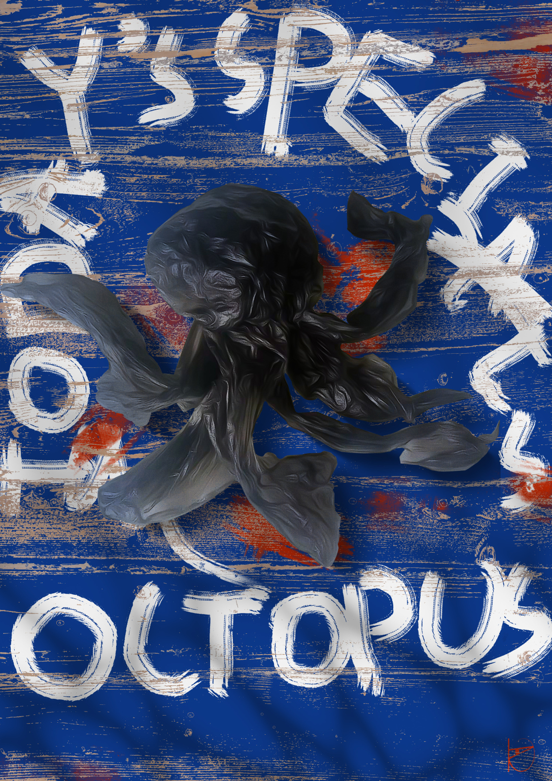 今日特价海洋保护创意海报