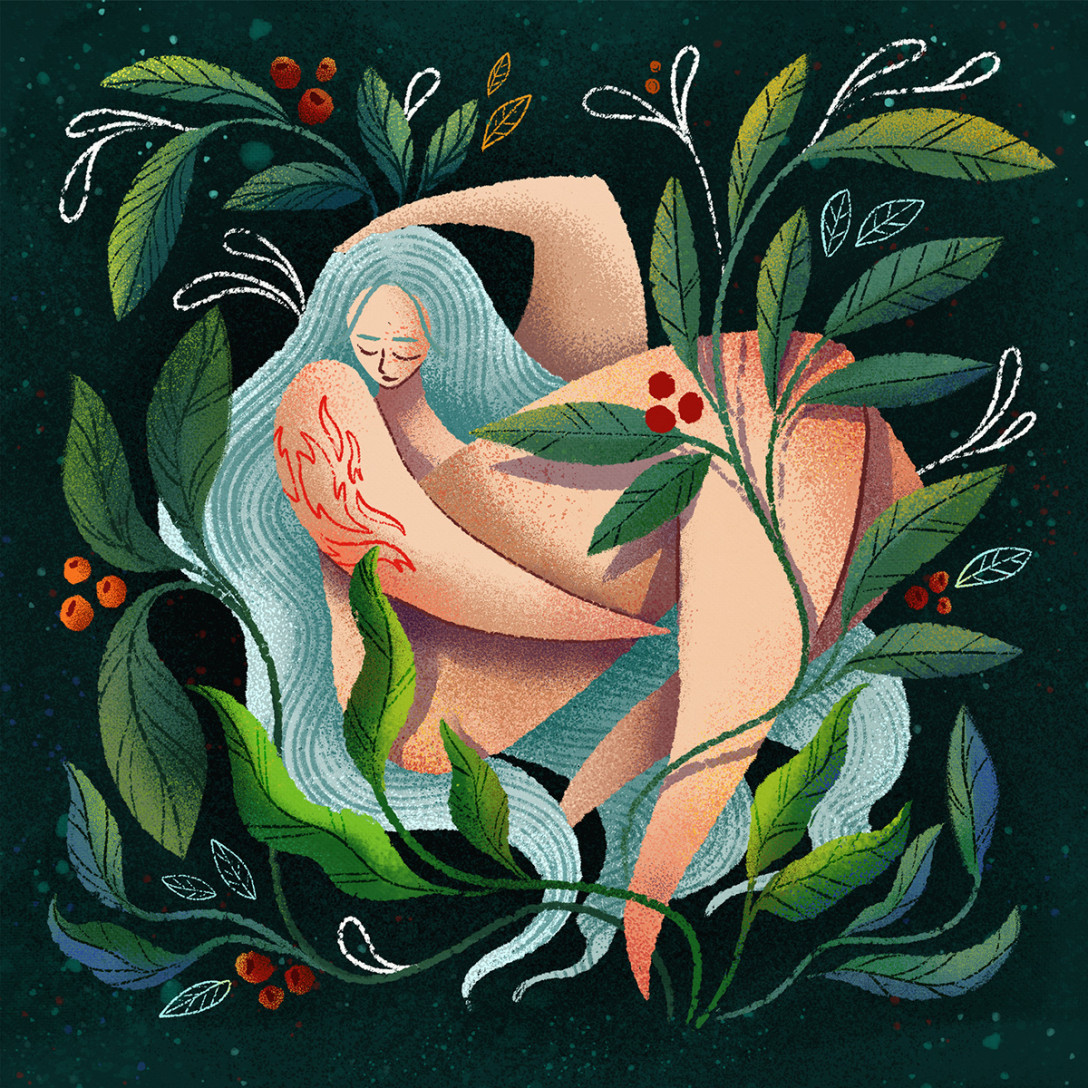 人物与植物的浪漫