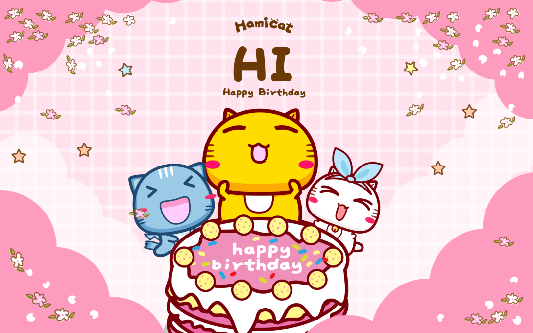 哈咪猫10岁生日快乐