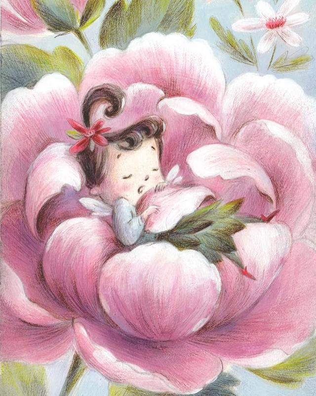 jbellstudio彩铅手绘插画