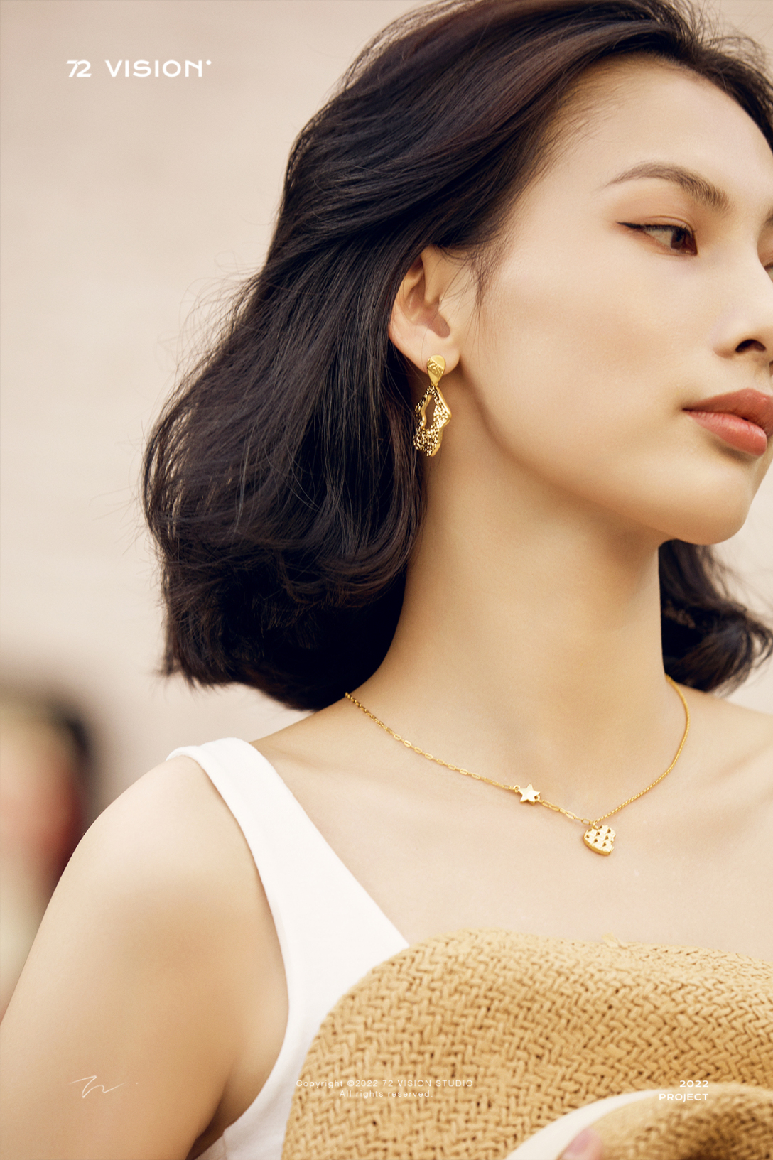 72 vision | 百泰精工5d 黄金首饰模特拍摄 i-古田路9号-品牌创意