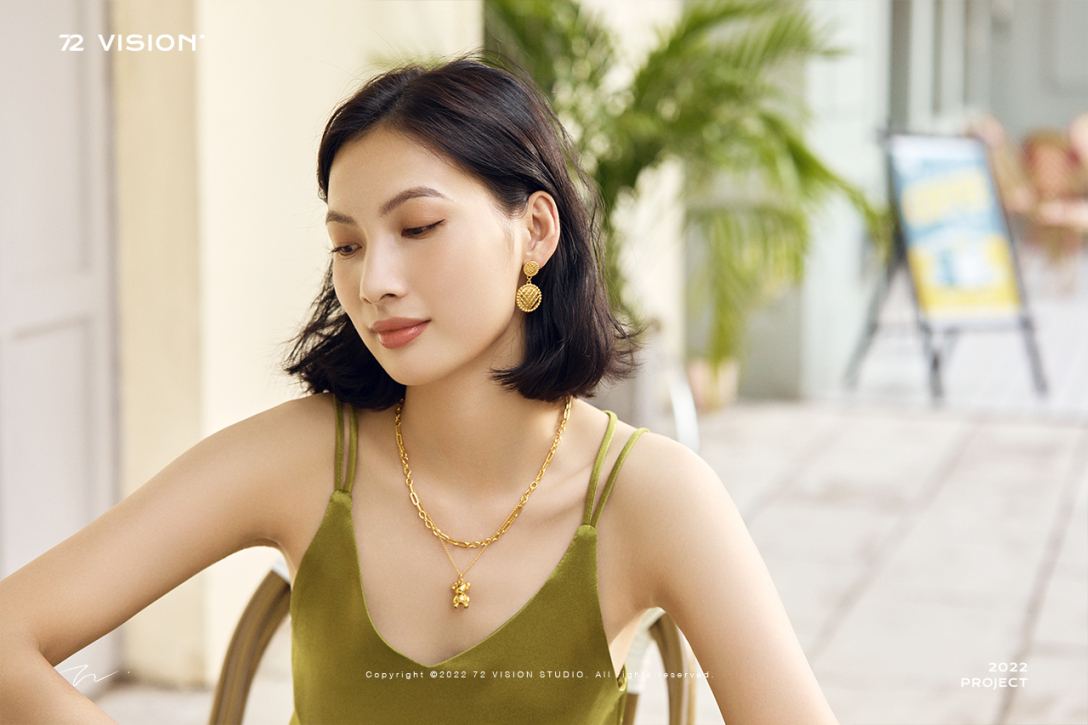 72 vision | 百泰精工5d 黄金首饰模特拍摄 i-古田路9号-品牌创意