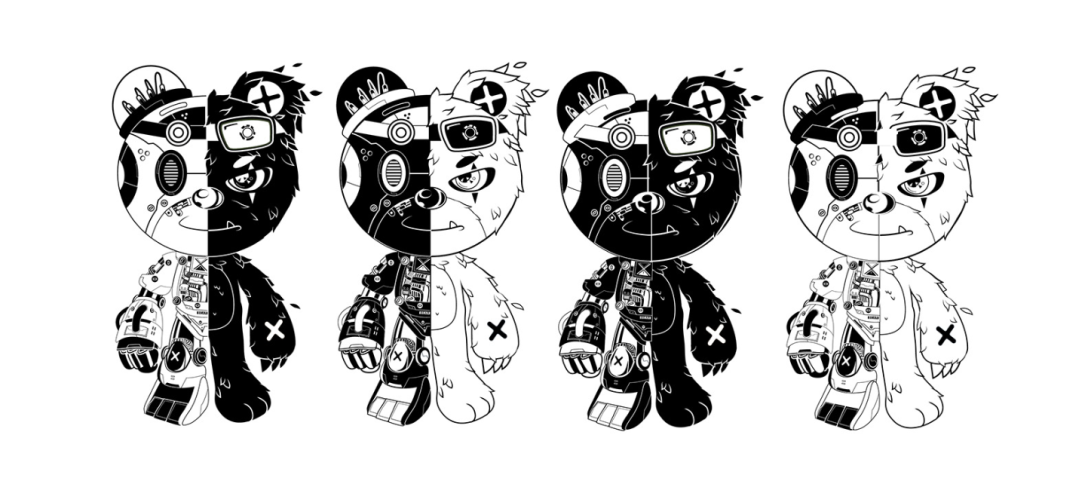 半熊半机械 / half bear half mechanical-古田路9号-品牌创意/版权