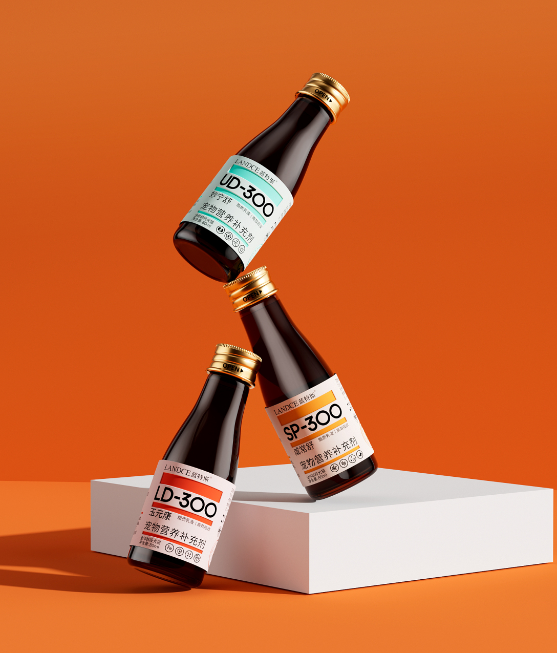 《蓝特斯》宠物营养补充剂包装设计