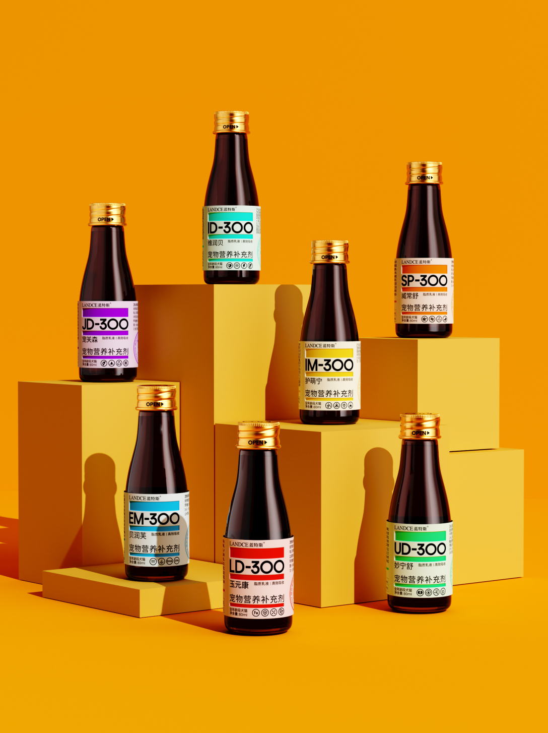 蓝特斯宠物营养补充剂包装设计