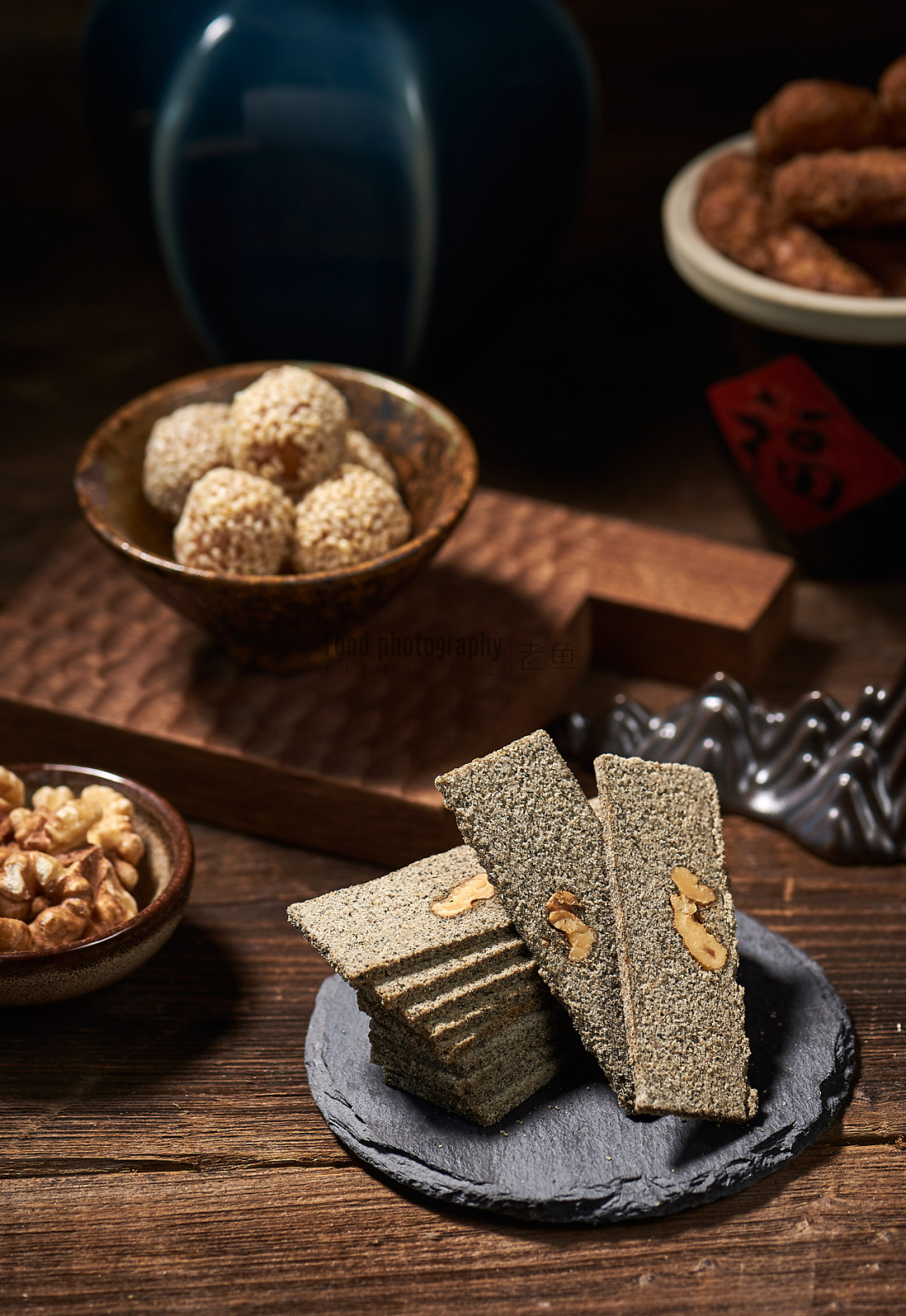 儿时记忆中式茶点复古风上海美食拍摄