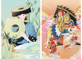 客家凉帽|舞麒麟|文创