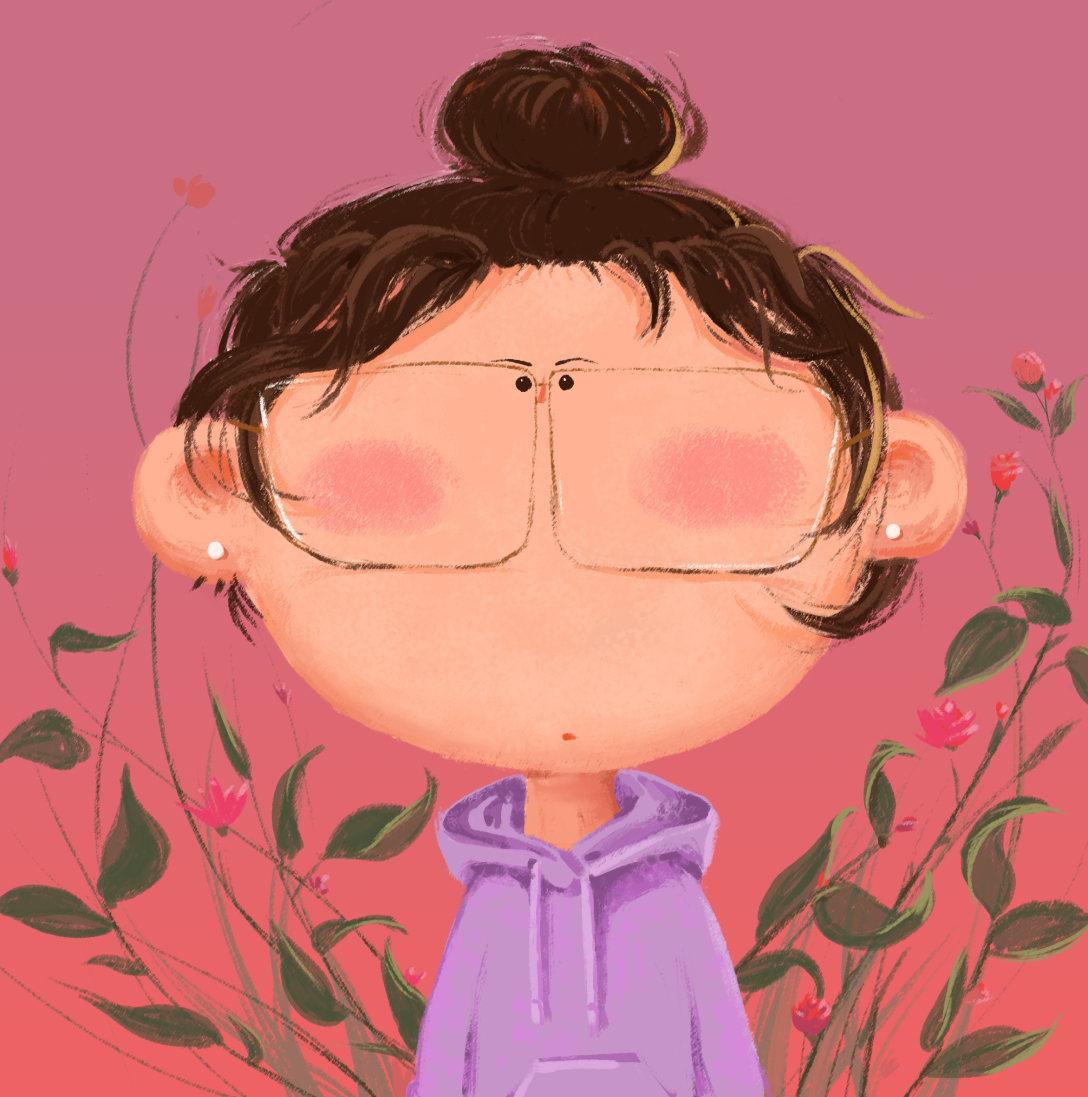 小头像插画大头风格