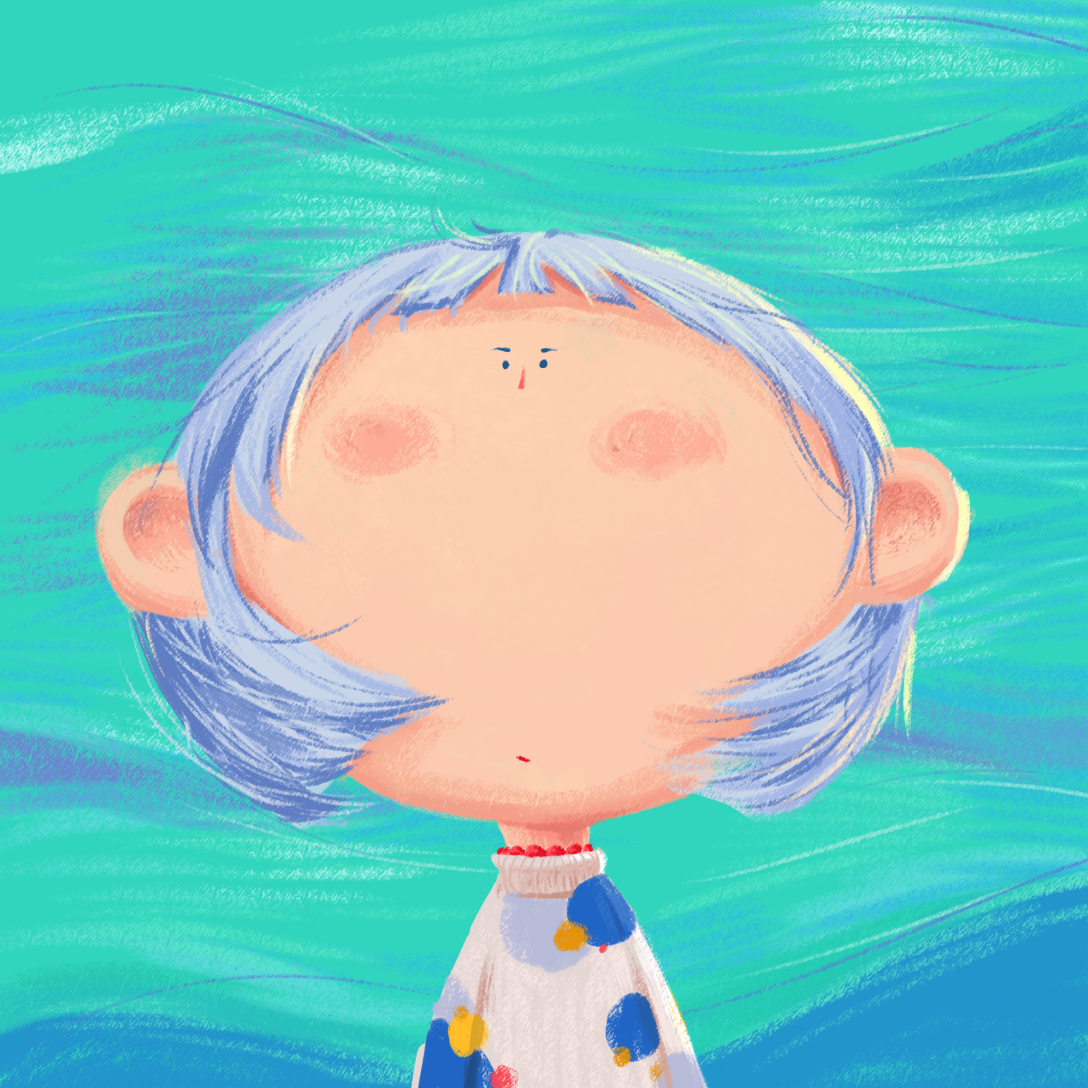 小头像插画大头风格