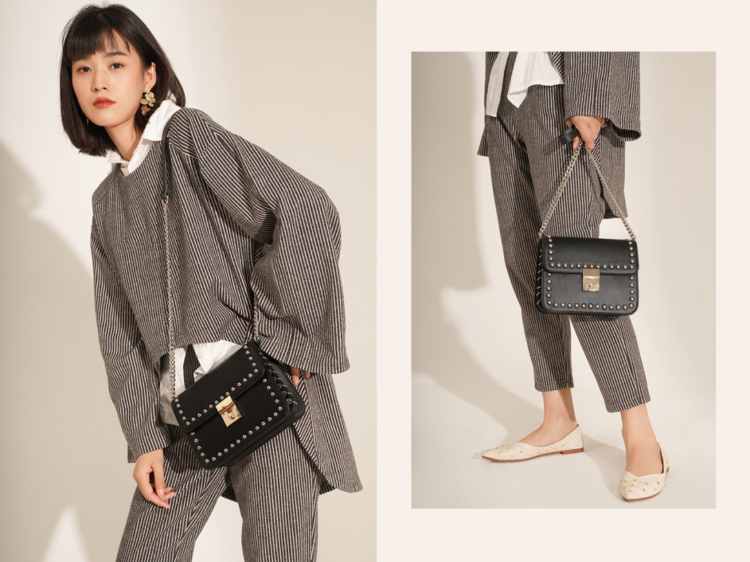 箱包摄影极简风女包模特拍摄