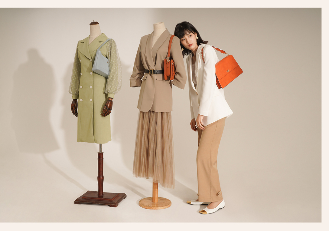 箱包摄影极简风女包模特拍摄