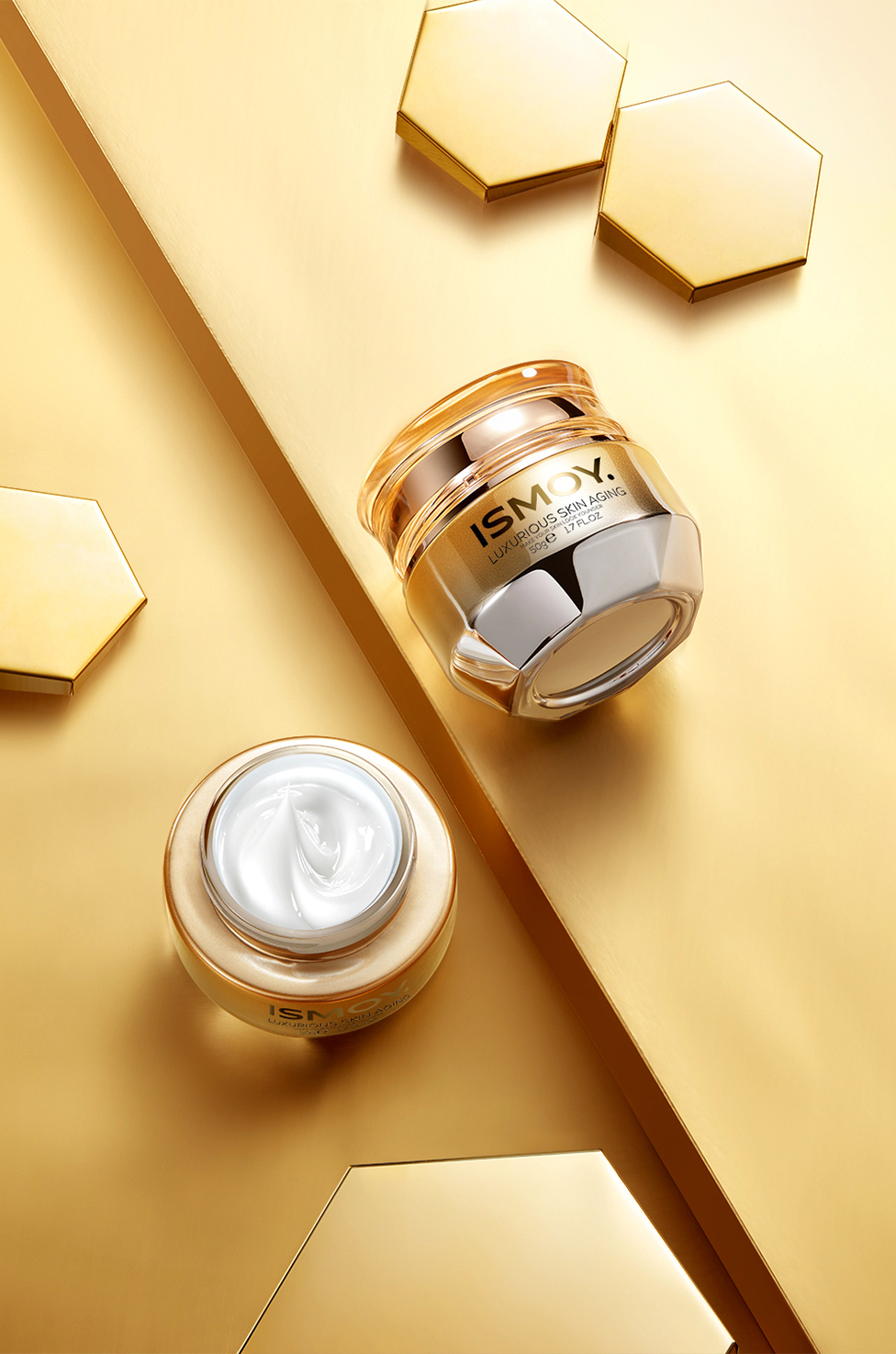 美妆ismoy产品静物场景摄影白底拍摄精修图