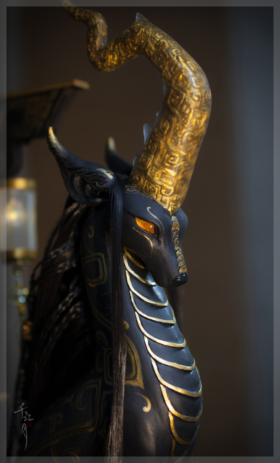 国风手办神兽獬豸